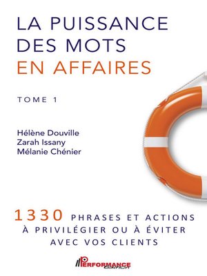 cover image of La puissance des mots en affaires